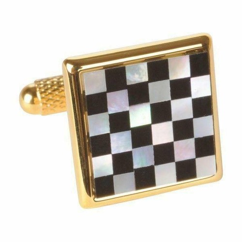 Mother pearl chequered gold - mother,