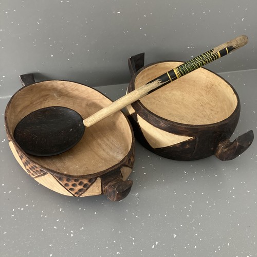 Hand carved african wooden - carved,