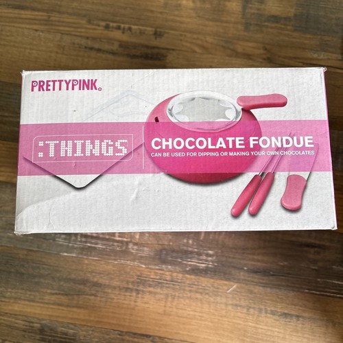 Chocolate fondue pretty pink - chocolate,