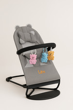 Baby bouncer grey colour - baby,