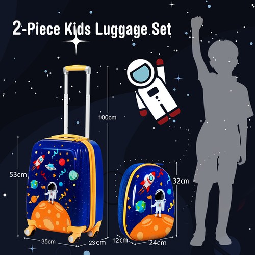 Set pieces kids luggage - set,