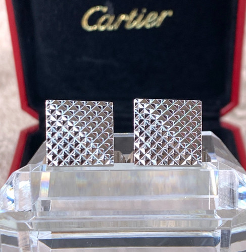 Cartier cufflinks 925 sterling - cartier,