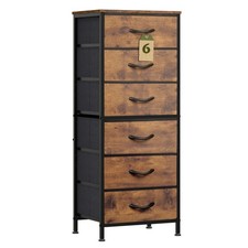 WLIVE Tall 6-Drawer Fabric