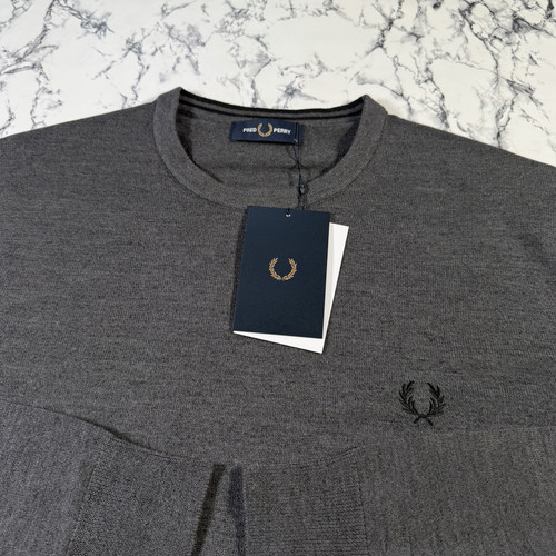 Fred perry mens dark - mens, grey
