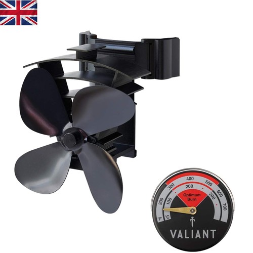 Magnetic flue pipe stove - fan, &