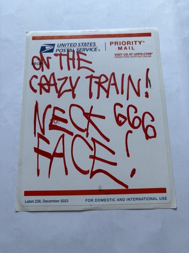 Neckface original art - neckface,