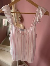 Papaya Pink White Striped