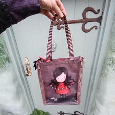 Santoro Gorjuss Shopper Bag / 32cm x 22cm / 'I found my family in a book'