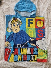 Fireman Sam Hooded Towel Age