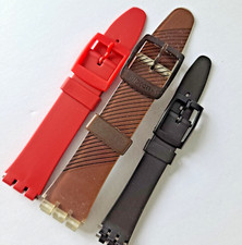Three Swatch & Swatch & Swatch Stye Watchstraps.