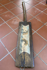 C19th Scandinavian Folk Art Painted Oar Mythical Creature.               #5934/G