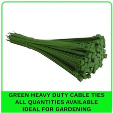 Green Cable Ties. Small