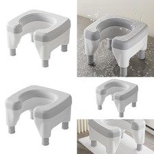 Commode Chair Comfortable Thick Elevated Toilet Seat for Maternity Seniors