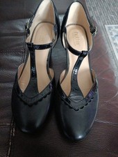 Hotter Womens black shoes with