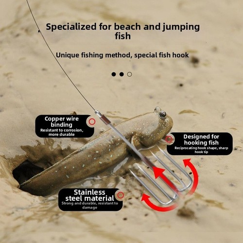 Stainless steel prong anchor - stainless,