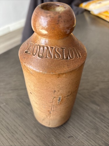 Antique stoneware ginger beer - stoneware,