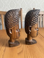 Vintage Wooden African Carved