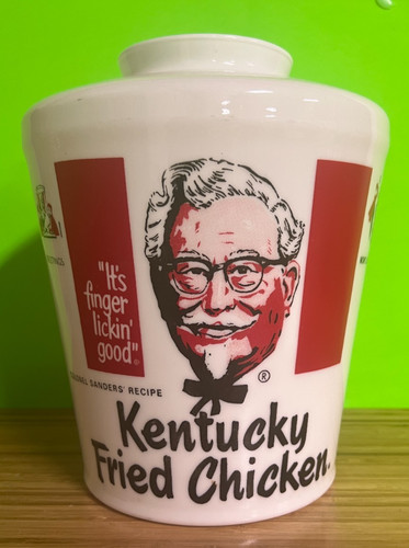 Vintage kfc milk - milk, glass