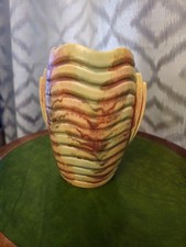 Art Deco Scalloped Multi Tone