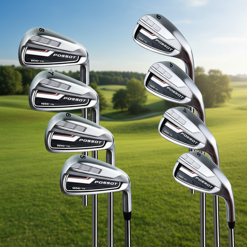 Silver cavity back golf - cavity, iron