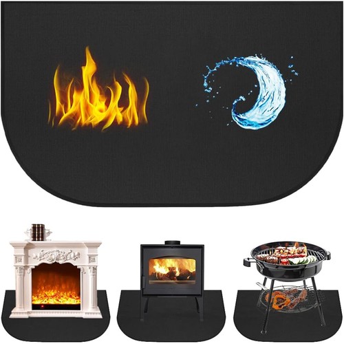 Fireproof mat fireplace hearth - fireplace,