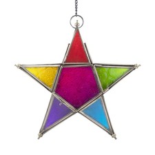 Star Lantern Multicolour 24cm