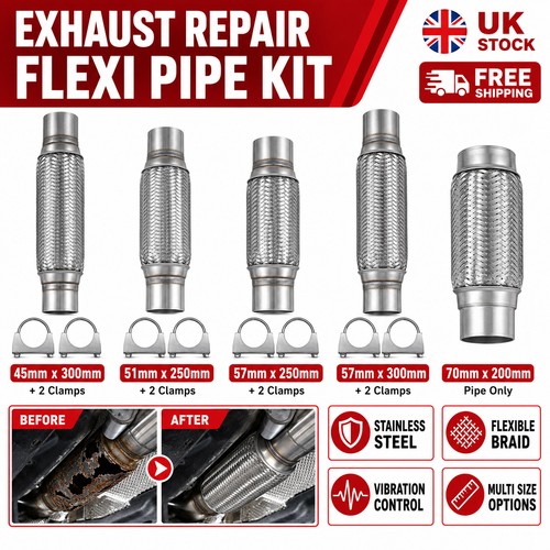 Stainless steel exhaust - exhaust, flexi