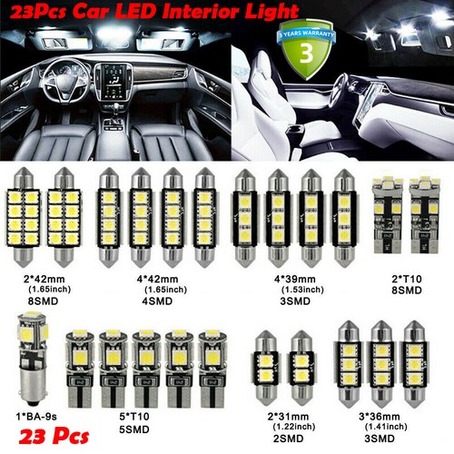 23pcs led car interior - car, light