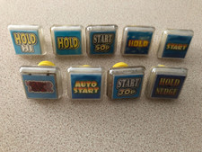 Fruit machine buttons Clear