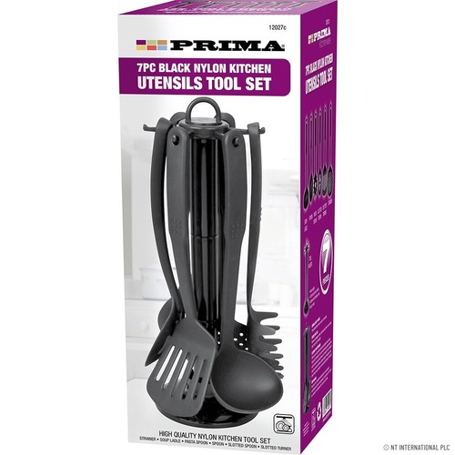 7pc nylon kitchen utensil set - nylon,