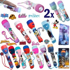 2PK 16cm Big Torch LED Flashlight for Kids Camping Hiking Nightlight Flashlights