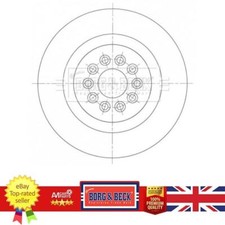 Brake Disc For Jaguar S-TYPE 01-08 XJ 03-09 C2C8356 BORG & BECK BBD6106S