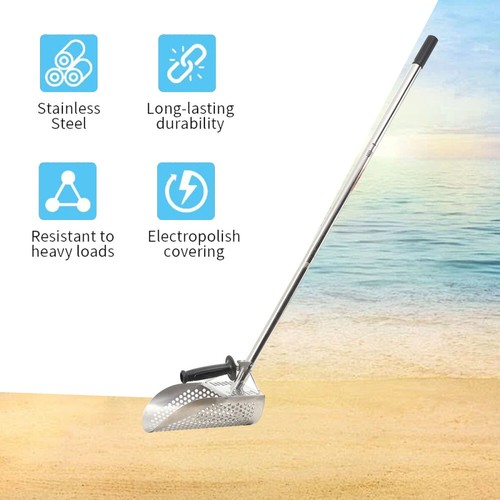 Beach sand scoop metal - beach,