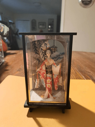 Vintage omc japan geisha doll - omc,
