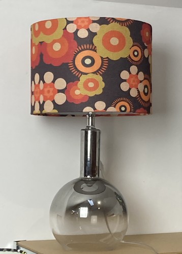 Retro style table lamp - retro, 70’s