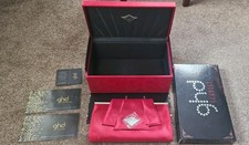 GHD Scarlet Purse Case Red Satin Clutch Bag