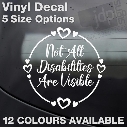 Not all disabilities are - not,