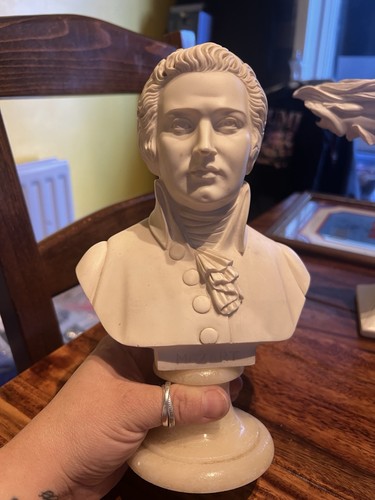 Bonded marble bust - of, wolfgang