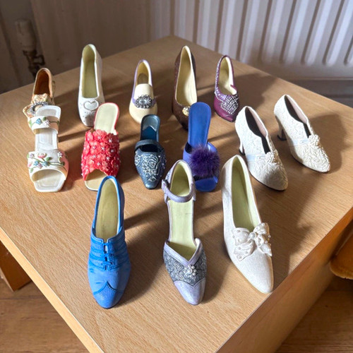 Miniature shoe figurines - shoe,