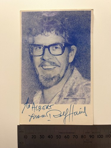 Hand signed vintage 1980s - signed,