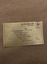 Amnesia House The Edge Coventry NYE Gold Envelope 1992 1993 Rave Flyer