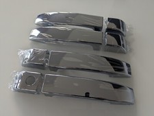 CHROME DOOR HANDLE COVERS For RANGE ROVER VOGUE L322 2002 - 2012  SELF ADHESIVE