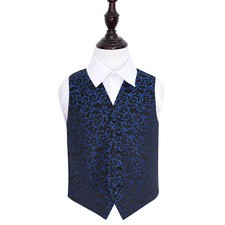 Black & Blue Woven Swirl