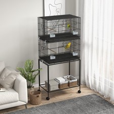 PawHut Two-Tier Bird Cage on