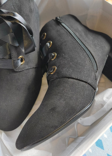 Evans new black ankle - new, boot