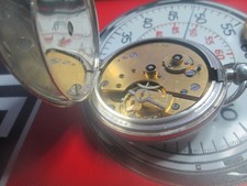 vintage pocket watch    silver