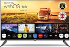 Cello 32" C3224WS-TRAV Frameless Smart WebOS 12v Volt LED TV, (Dead Pixel)