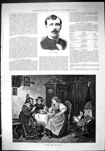 Original old antique print - antique,