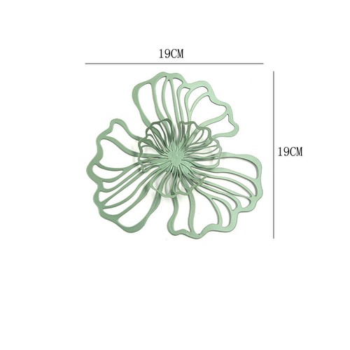 Iron flower wall decoration - iron,