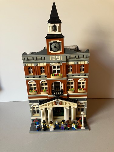 Lego town hall 10224 modular - town,